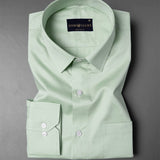 Turquoise Olivine Premium Giza Cotton Formal Shirt