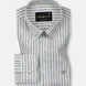 Karsen Olive Strips Button Down Linen Shirt - John Ellies