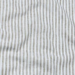 Karsen Olive Strips Button Down Linen Shirt - John Ellies