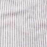 Karsen Brown Strips Button Down Linen Shirt - John Ellies