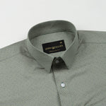 Nirat Green Cotton Printed Shirt - John Ellies