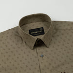 Nirat Tan Cotton Printed Shirt - John Ellies