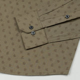 Nirat Tan Cotton Printed Shirt - John Ellies
