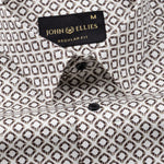Nirat Cream Cotton Printed Shirt - John Ellies