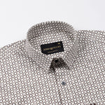 Nirat Cream Cotton Printed Shirt - John Ellies