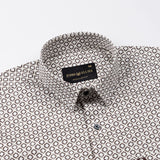 Nirat Cream Cotton Printed Shirt - John Ellies