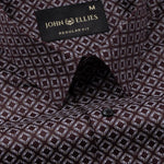 Nirat Purple Cotton Printed Shirt - John Ellies