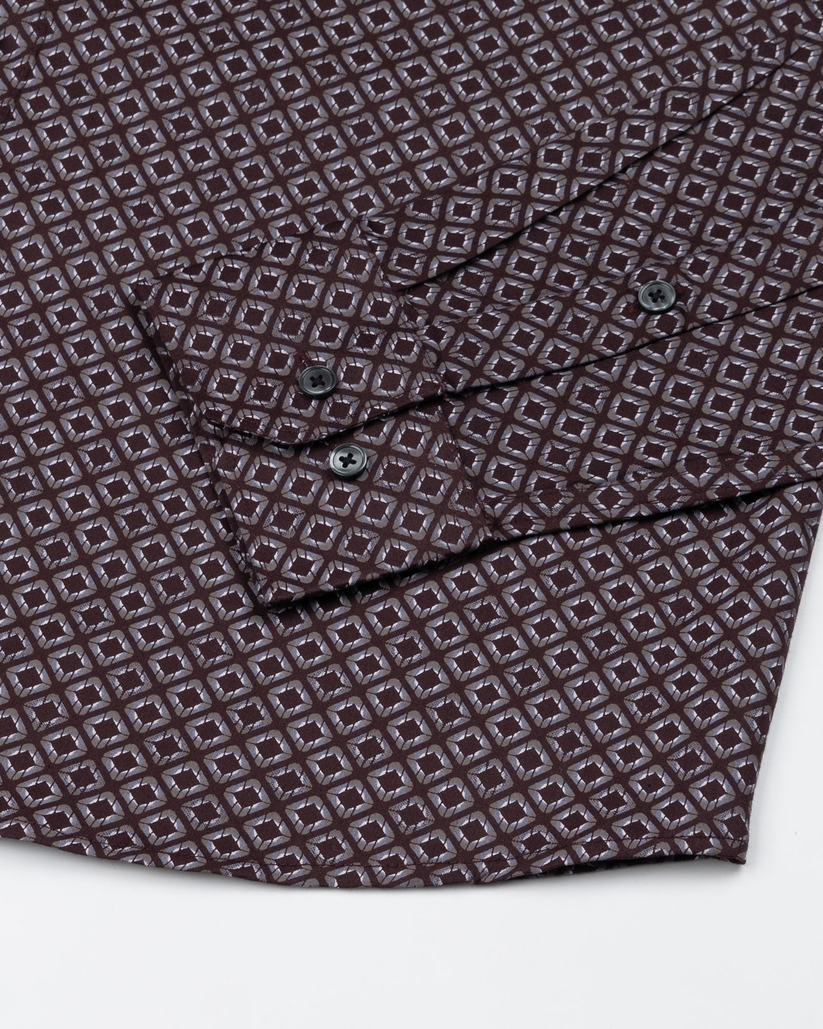 Nirat Purple Cotton Printed Shirt - John Ellies