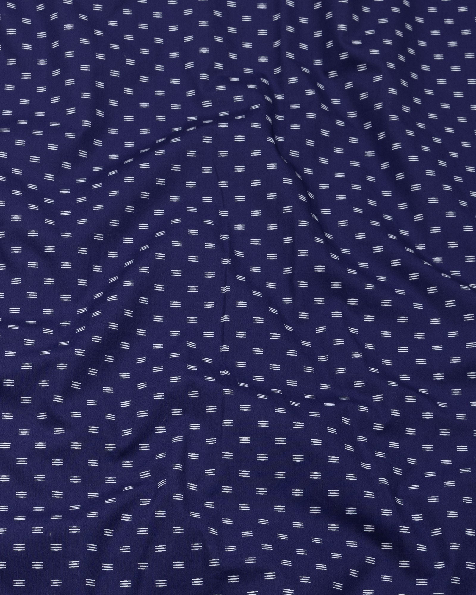 Nirat Blue Cotton Printed Shirt - John Ellies