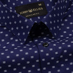 Nirat Blue Cotton Printed Shirt - John Ellies