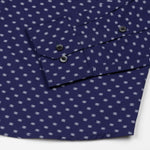 Nirat Blue Cotton Printed Shirt - John Ellies