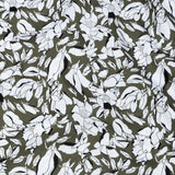 Nirat Olive With White Cotton Printed Shirt - John Ellies
