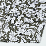 Nirat Olive With White Cotton Printed Shirt - John Ellies