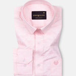 Nirat Pink Cotton Printed Shirt - John Ellies