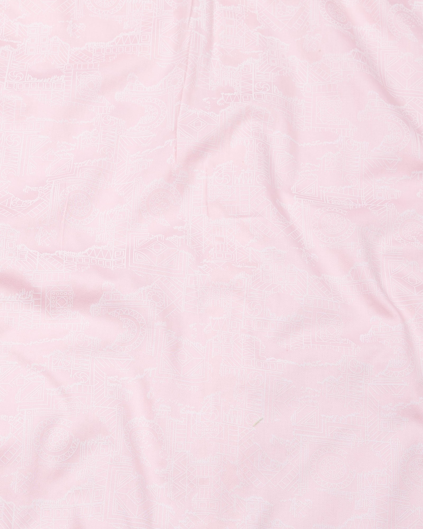 Nirat Pink Cotton Printed Shirt - John Ellies