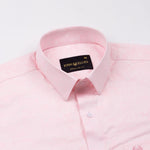 Nirat Pink Cotton Printed Shirt - John Ellies