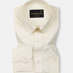 Nirat Soft Beige Cotton Printed Shirt - John Ellies