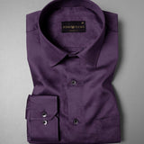 Imperial Purple Premium Giza Cotton Formal Shirt