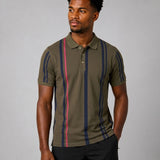 Mozitos Henne Green Stripe Cotton T-Shirt