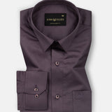 Draxon Purple Plain Cotton Shirt - John Ellies