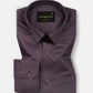 Draxon Purple Plain Cotton Shirt - John Ellies