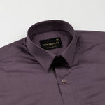Draxon Purple Plain Cotton Shirt - John Ellies