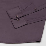 Draxon Purple Plain Cotton Shirt - John Ellies