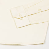 Draxon Cream Plain Cotton Shirt - John Ellies
