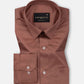 Draxon Brown Plain Cotton Shirt - John Ellies