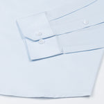 Draxon Sky Blue Plain Cotton Shirt - John Ellies
