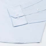 Draxon Sky Blue Plain Cotton Shirt - John Ellies