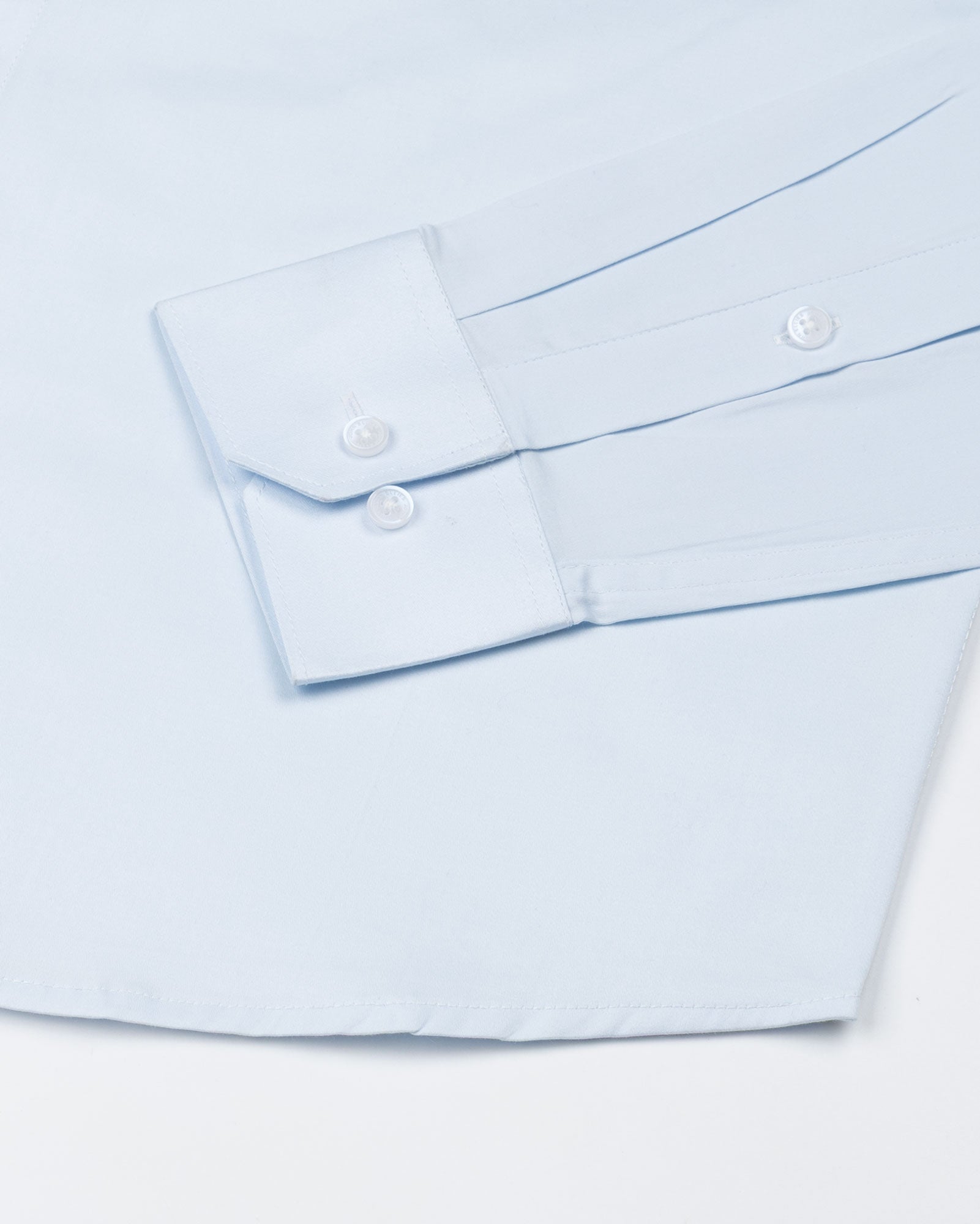 Draxon Sky Blue Plain Cotton Shirt - John Ellies