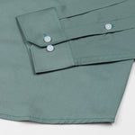 Draxon Olive Plain Cotton Shirt - John Ellies