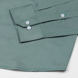 Draxon Olive Plain Cotton Shirt - John Ellies