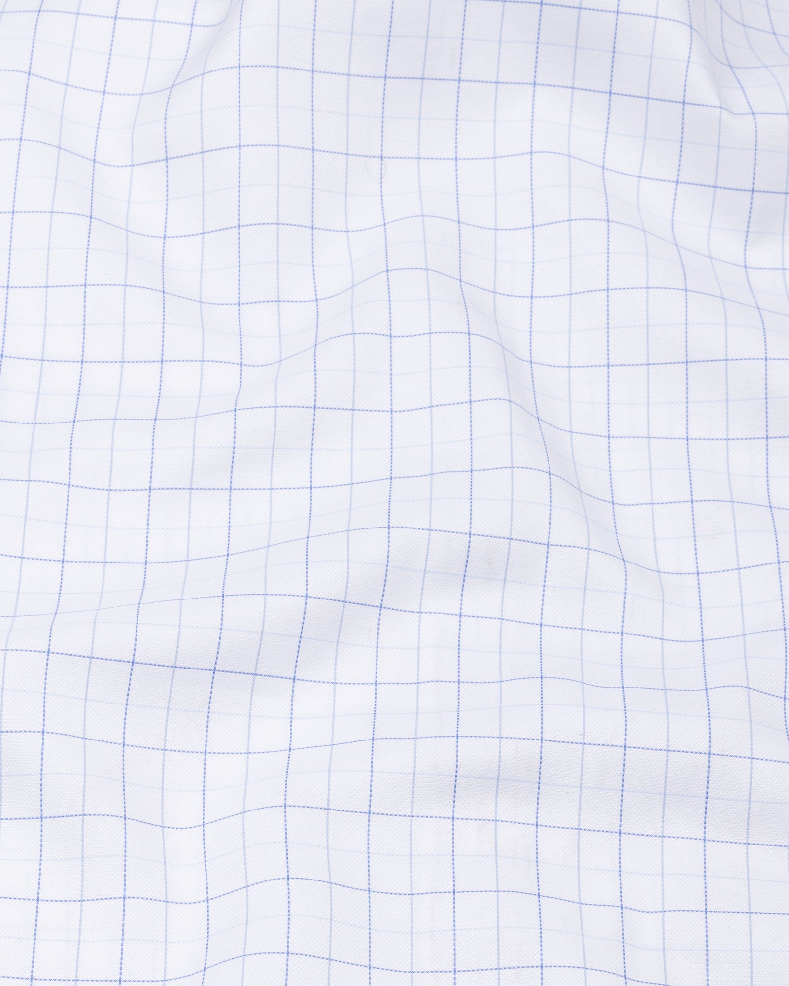 Bene White Check Cotton Shirt - John Ellies