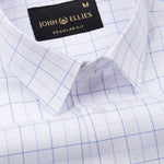 Bene White Check Cotton Shirt - John Ellies