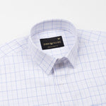 Bene White Check Cotton Shirt - John Ellies