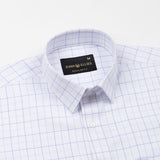 Bene White Check Cotton Shirt - John Ellies