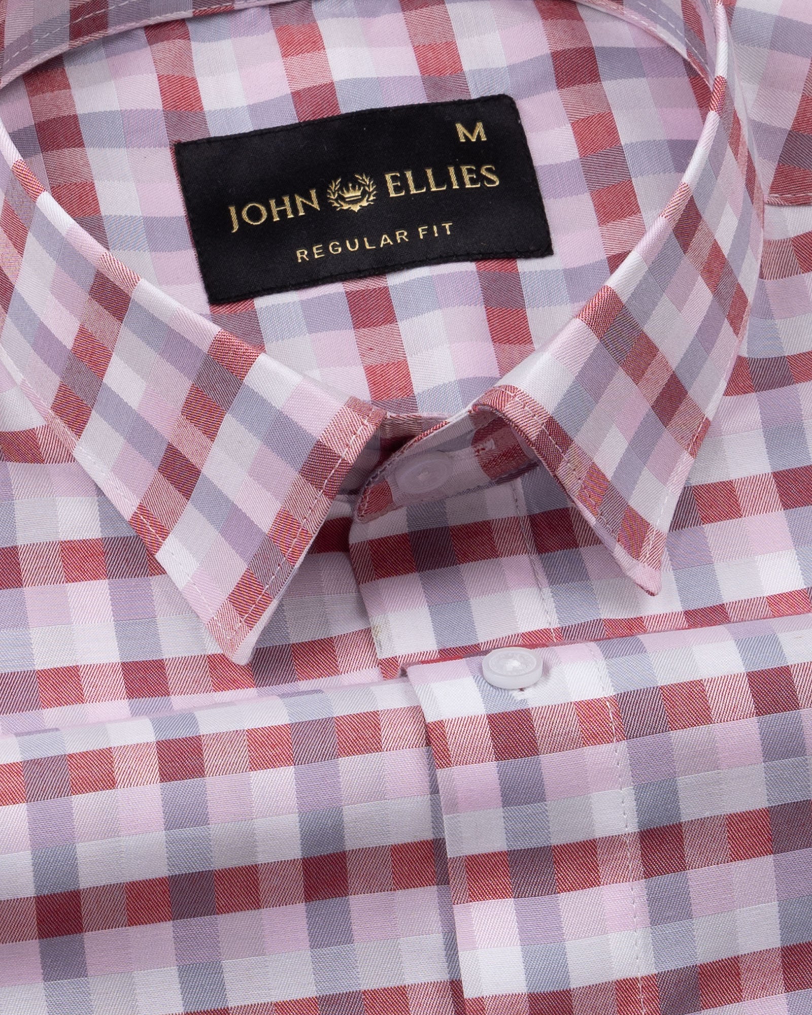 Bene Multi Check Cotton Shirt - John Ellies