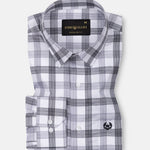 Bene Black Check Cotton Shirt - John Ellies