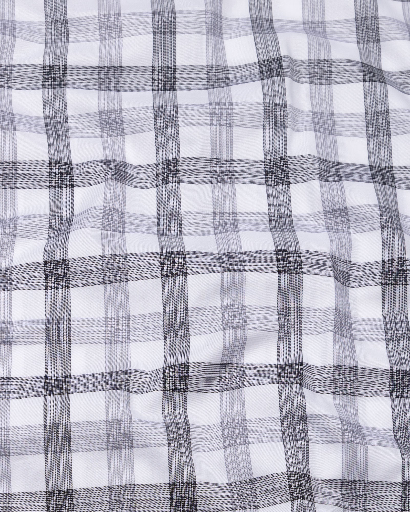 Bene Black Check Cotton Shirt - John Ellies