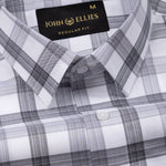 Bene Black Check Cotton Shirt - John Ellies