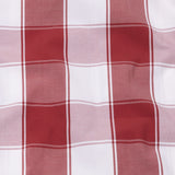 Bene Red Check Button Down Cotton Shirt - John Ellies