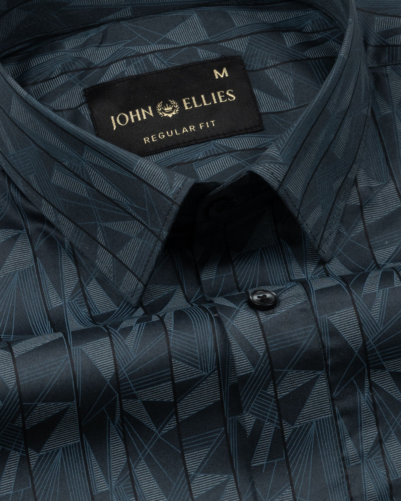 Bene Teal Stripe Cotton Shirt - John Ellies
