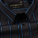 Bene Black Stripe Cotton Shirt - John Ellies