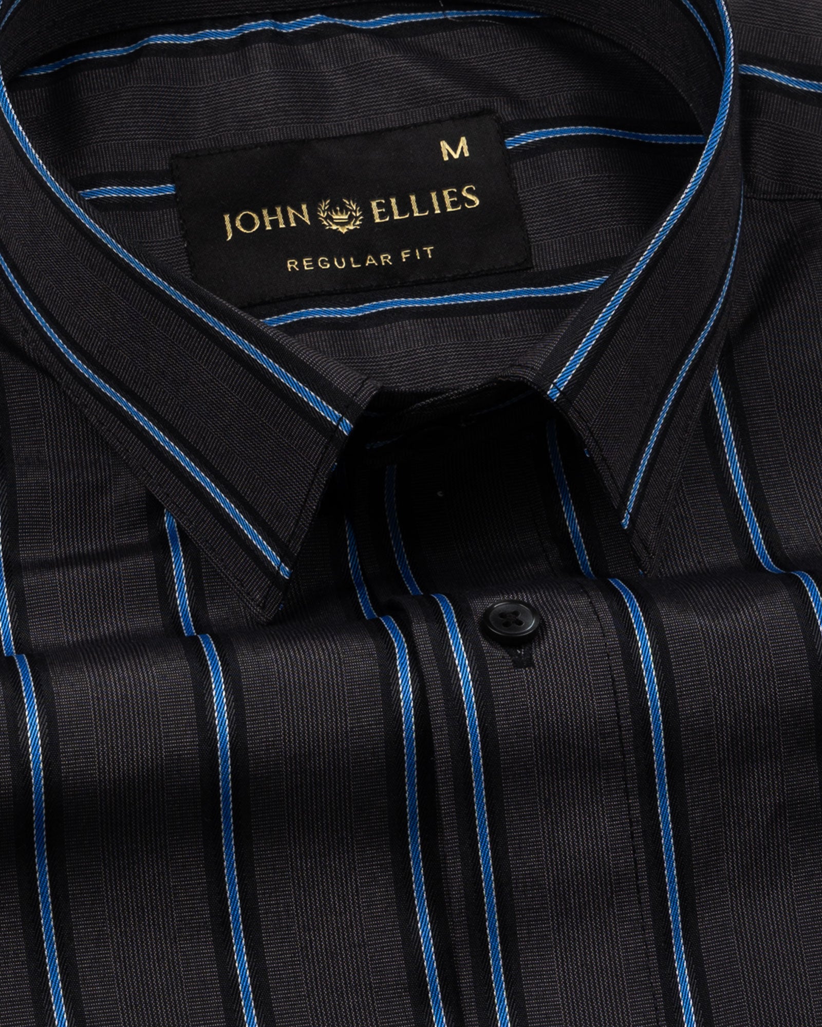 Bene Black Stripe Cotton Shirt - John Ellies