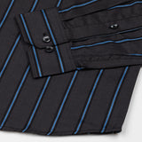 Bene Black Stripe Cotton Shirt - John Ellies