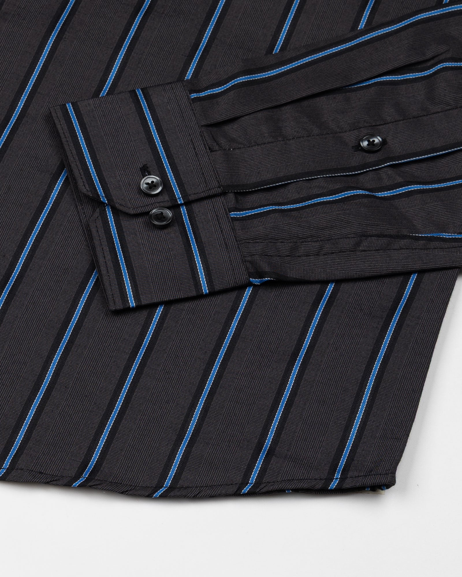 Bene Black Stripe Cotton Shirt - John Ellies