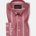 Bene Red Stripe Cotton Shirt - John Ellies