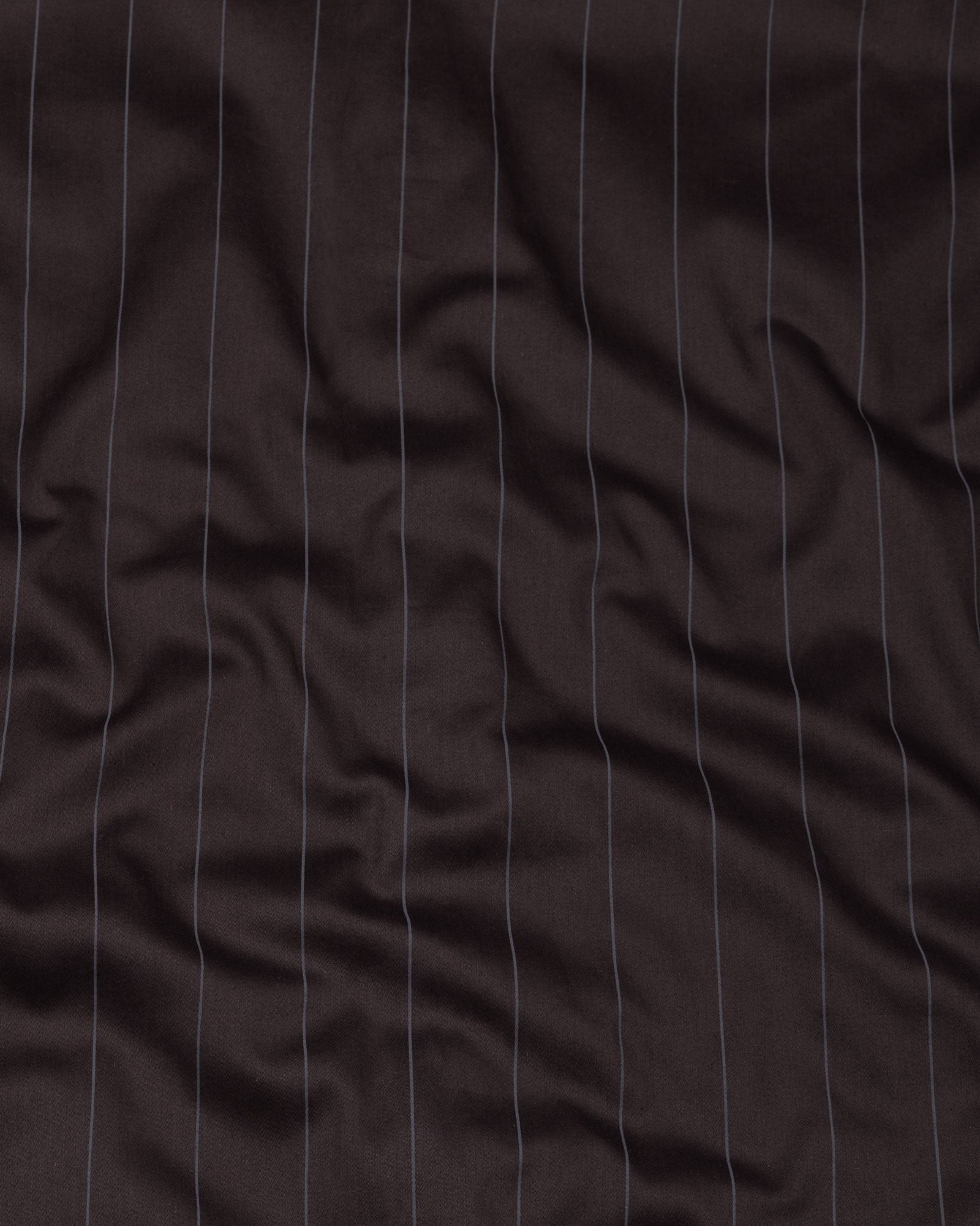 Santhe Brown Stripe Cotton Shirt - John Ellies